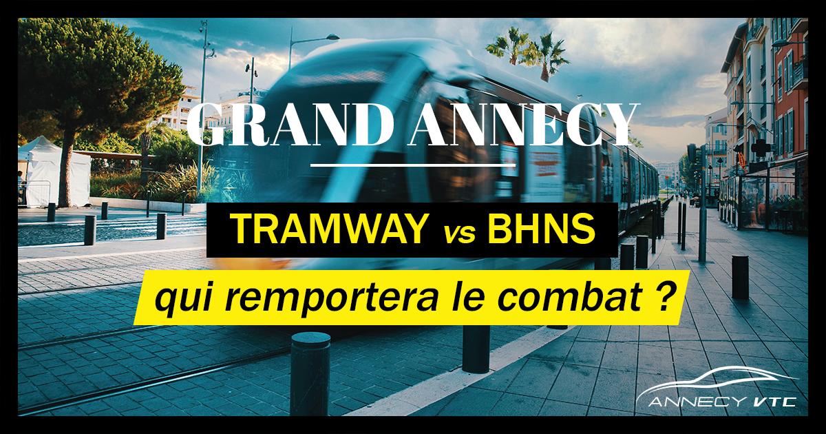 Tramway ou BHNS : le futur transport public au Grand Annecy